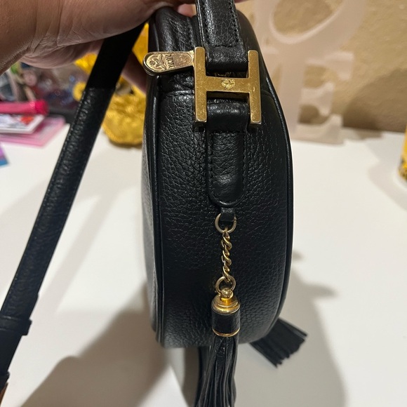 MCM VINTAGE TAMBOURINE BLACK LEATHER BAG - Picture 7 of 16